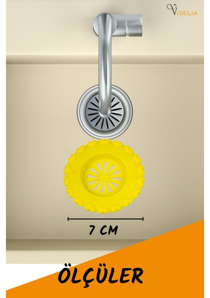 Lavabo Süzgeci Tıkanıklık Önleyici Süzgeç Küvet Süzgeci Limon Kokulu fiyatları