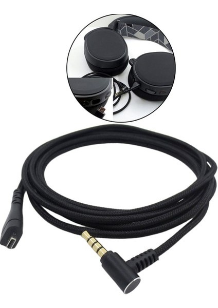 3.5mm Pc Değiştirme Ses Kablosu Steelseries Arctis 3, Arctis 5, Arctis 7, Arctis Pro Oyun Kulaklık 2m / 6.6ft (Yurt Dışından)