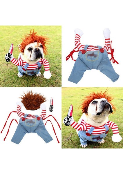 Komik Köpek Giysileri Köpekler Cosplay Kostüm Cadılar Bayramı Kıyafetleri (Yurt Dışından) fırsatları