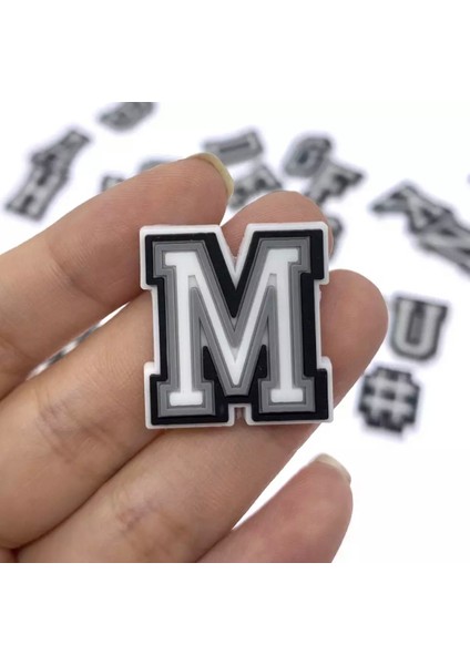 Crocs Jibbitz Terlik Süsü Harfler M