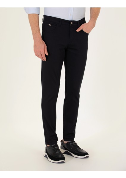 Erkek Siyah Dokuma Spor Pantolon 50271249-VR046