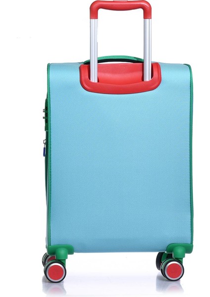 Benetton Kabin Boy Kumaş Valiz Aqua Bnt2100 modelleri