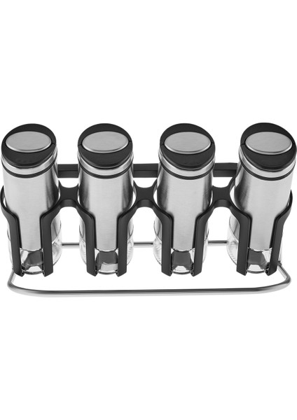 Walter Inox Line 4'lü Standlı Baharat Takımı
