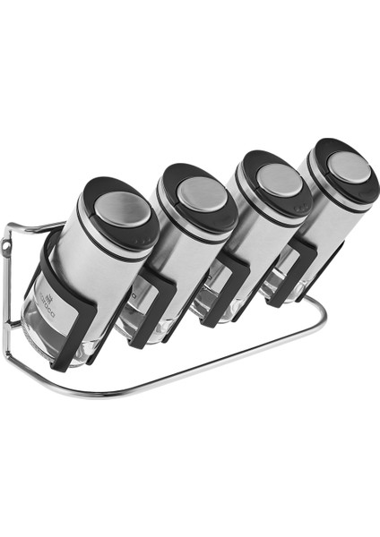 Walter Inox Line 4'lü Standlı Baharat Takımı