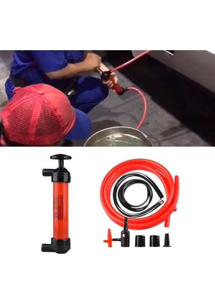 Sifon Transfer Pompası Kiti 200CC Taşınabilir El Hava Pompası Petrol Sıvı Için Seçenek 2 (Yurt Dışından) modelleri