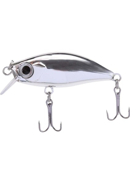 Minnow Hook Crankbait 4.5cm/4.5g Bas Swimbait 3D Gözler Submered Argent (Yurt Dışından) fiyatları