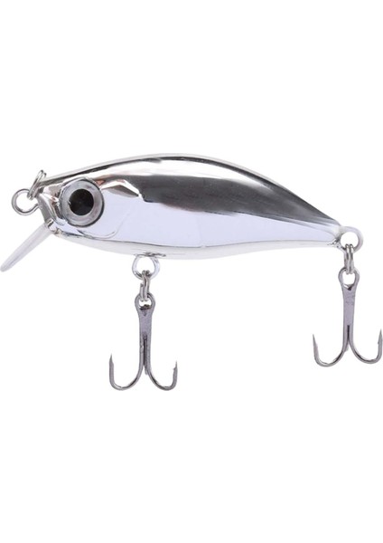 Minnow Hook Crankbait 4.5cm/4.5g Bas Swimbait 3D Gözler Submered Argent (Yurt Dışından) fırsatları