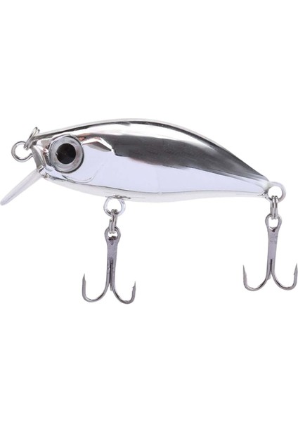 Minnow Hook Crankbait 4.5cm/4.5g Bas Swimbait 3D Gözler Submered Argent (Yurt Dışından) indirimleri