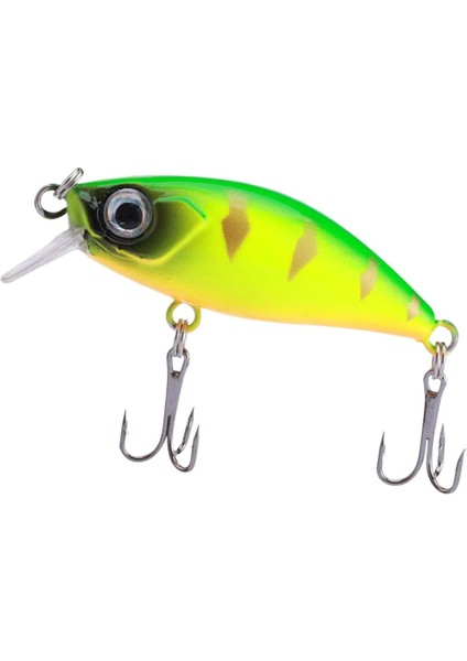 Kanca ile Minnow Swimbait 4.5cm/4.5g Trolling Krankbait Yeşil (Yurt Dışından)