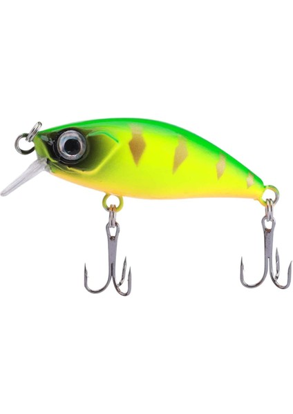 Kanca ile Minnow Swimbait 4.5cm/4.5g Trolling Krankbait Yeşil (Yurt Dışından)