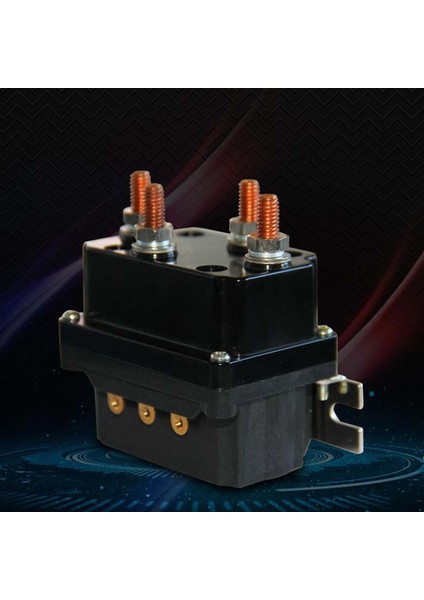 Vinç Solenoid Rölesi 12V 250A Atv Utv Vinç Değiştirme Için Universal (Yurt Dışından)