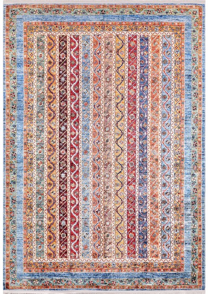 Caykovski Turuncu Modern Dijital Baskı Halı