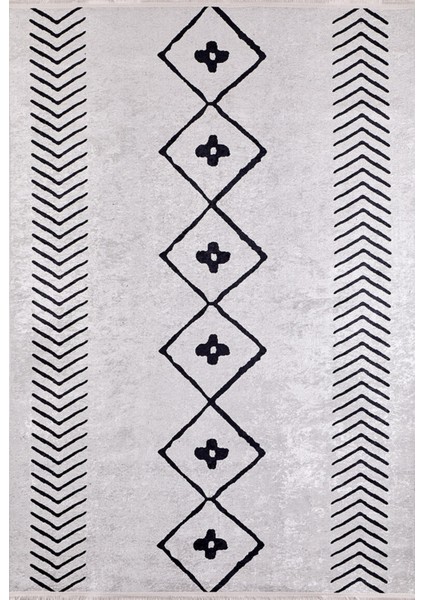 Ilimsk Gri Modern Dijital Baskı Halı