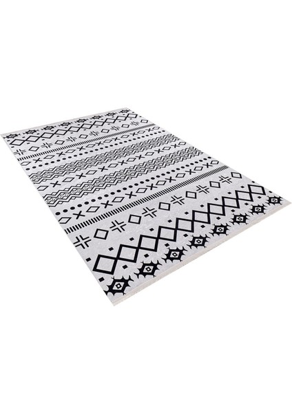Azak Gri Modern Dijital Baskı Halı