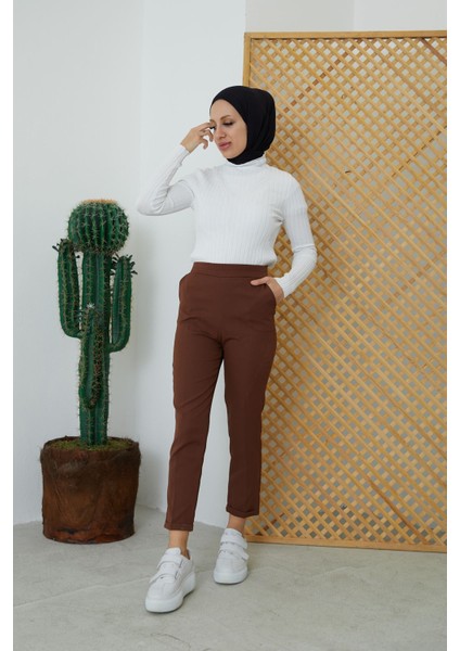 Duble Paça Pantolon-Kahve fiyatları