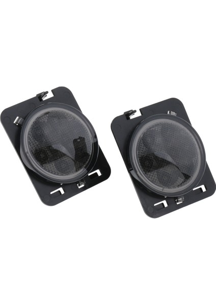 07-17 Jeep Wrangler Için Çamurluk Yan Işık Duman Lensi ile Çift LED Turn Sinyali (Yurt Dışından)