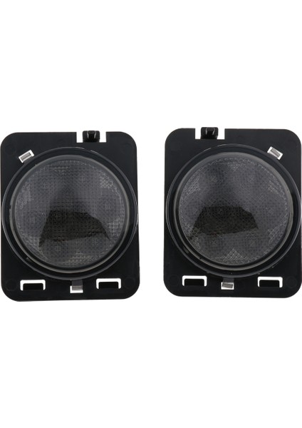 07-17 Jeep Wrangler Için Çamurluk Yan Işık Duman Lensi ile Çift LED Turn Sinyali (Yurt Dışından)