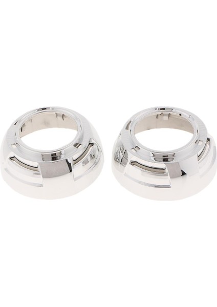 Çift 3.0 Inç LED Projektör Krom Örtüsü Kapak Melek Gözler Tutucu Hıd Lens (Yurt Dışından) fiyatları