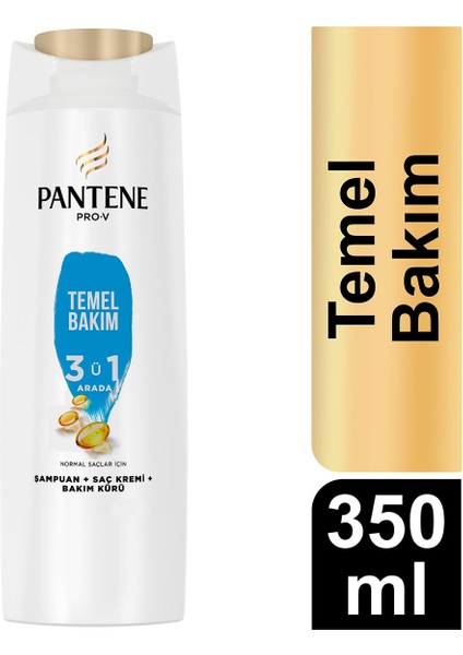 Temel Bakım 3'ü1 Arada Şampuan 350 ml