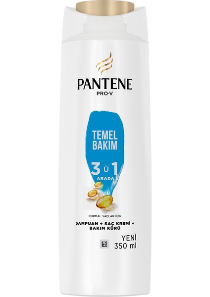 Temel Bakım 3'ü1 Arada Şampuan 350 ml