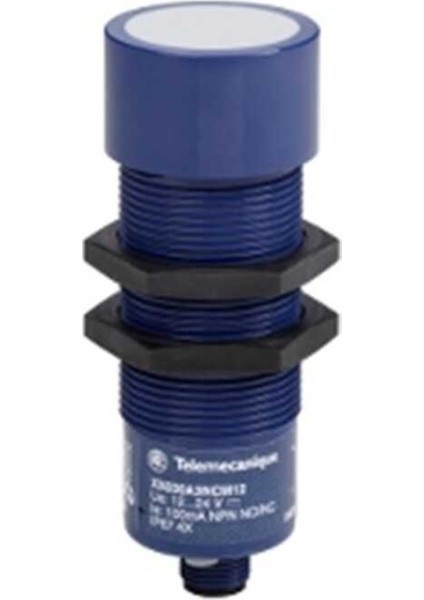 Schneider XX230A20PA00M12 Ultrasonik Sensör Silindir M30 - 2 Boşaltma Seviyesi - Sn 2 M - 2na - M12