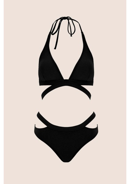 3402 Siyah Bikini Takımı
