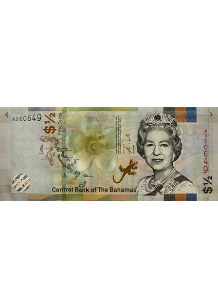 Bahamalar 2019 Yılı Yarım Cent Yabancı Kağıt Para Çil (Unc) Koleksiyon Para fiyatları