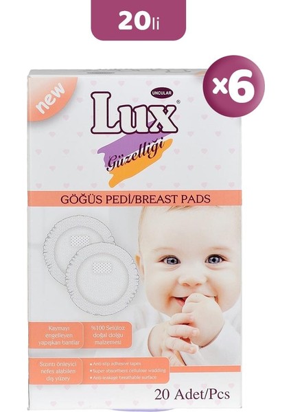 Göğüs Pedi 20' Li x 6