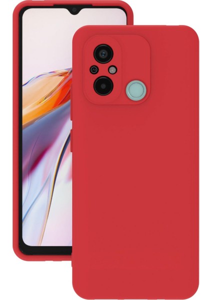 Xiaomi Redmi 12C Kılıf Kamera Korumalı Silikon Rubber Arka Kapak