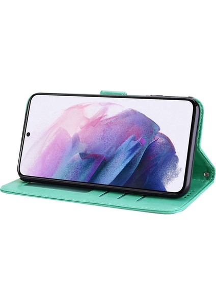Geyik Ağacı Deseni Pu Deri Cüzdan Stand Samsung Galaxy A33 5g Için Telefon Koruyucu Kılıf Kapağı (Yurt Dışından)