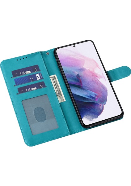 Geyik Ağacı Deseni Pu Deri Cüzdan Stand Samsung Galaxy A33 5g Için Telefon Koruyucu Kılıf Kapağı (Yurt Dışından)