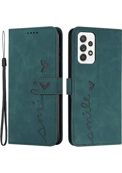 Kalp Şekli Samsung Galaxy A33 5g Için Baskılı Telefon Kapağı, Cilt Touch Stand Cüzdan Pu Deri Kılıf (Yurt Dışından) fiyatları