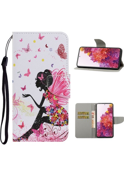 Samsung Galaxy S20 Fe 5g/fan Edition Için 5G/S20 Fe/fan EDITION/S20 LITE/S20 Fe 2022 Desen Baskı Pu Deri Kılıf Flip Stand Cüzdan Koruyucu Kapak (Yurt Dışından)
