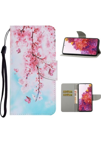 Samsung Galaxy S20 Fe 5g/fan Edition Için 5G/S20 Fe/fan EDITION/S20 LITE/S20 Fe 2022 Desen Baskı Pu Deri Kılıf Flip Stand Cüzdan Koruyucu Kapak (Yurt Dışından)