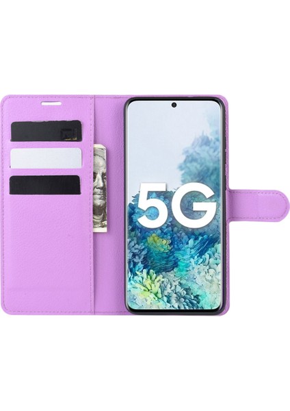 Samsung Galaxy S20 Fe 4g/fe 5G/S20 LITE/S20 Fe 2022 Için Manyetik Deri Litchi Cilt Kılıfı (Yurt Dışından)