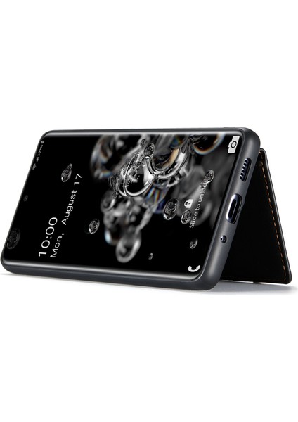 Samsung Galaxy S20 Ultra 4G/S20 Ultra 5g Söndürülebilir Telefon Kapağı Cüzdan Kickstand Manyetik Deri Kaplamalı Tpu Kılıfı (Yurt Dışından) fırsatları