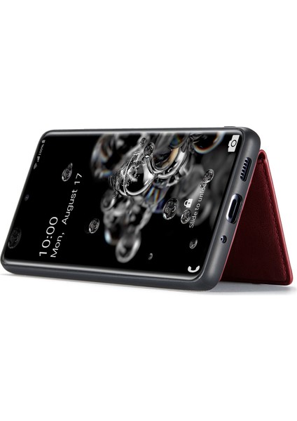 Samsung Galaxy S20 Ultra 4G/S20 Ultra 5g Söndürülebilir Telefon Kapağı Cüzdan Kickstand Manyetik Deri Kaplamalı Tpu Kılıfı (Yurt Dışından) modelleri