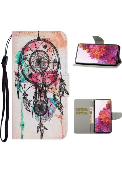 Samsung Galaxy S20 Fe 5g/fan Edition Için 5G/S20 Fe/fan EDITION/S20 LITE/S20 Fe 2022 Desen Baskı Pu Deri Kılıf Flip Stand Cüzdan Koruyucu Kapak (Yurt Dışından)