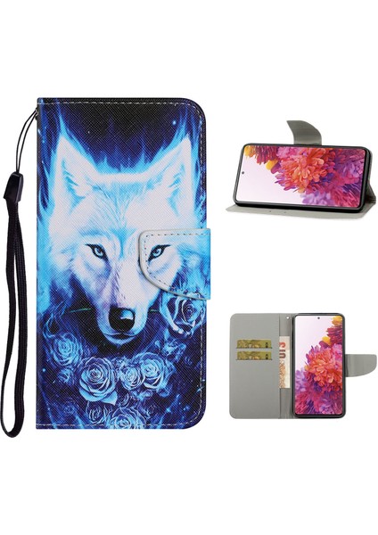 Samsung Galaxy S20 Fe 5g/fan Edition Için 5G/S20 Fe/fan EDITION/S20 LITE/S20 Fe 2022 Desen Baskı Pu Deri Kılıf Flip Stand Cüzdan Koruyucu Kapak (Yurt Dışından)