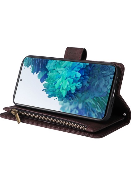 Tam Koruma Şeritleri Baskılı Cilt Touch Cüzdan Stand Deri Kapak Kart Yuvaları Samsung Galaxy S20 Fe 2022/S20 FE/S20 Fe 5G/S20 Lite (Yurt Dışından)