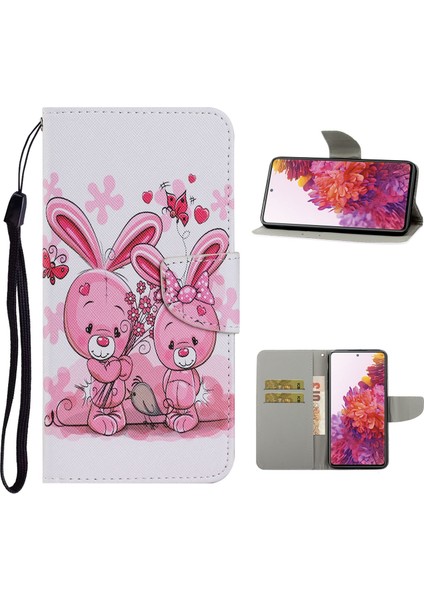Samsung Galaxy S20 Fe 5g/fan Edition Için 5G/S20 Fe/fan EDITION/S20 LITE/S20 Fe 2022 Desen Baskı Pu Deri Kılıf Flip Stand Cüzdan Koruyucu Kapak (Yurt Dışından)