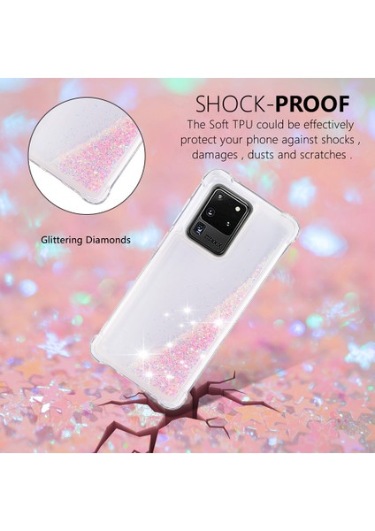 Samsung Galaxy S20 Ultra Için Quicksand Akan Akışlı Parıltılı Düşüş Yumuşak Tpu Telefon Kılıfı Koruyucu (Yurt Dışından) fiyatları