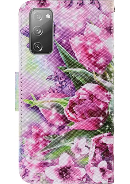Samsung Galaxy S20 Fe 5g/fan Edition Için 5G/S20 Fe/fan EDITION/S20 LITE/S20 Fe 2022 Desen Baskı Pu Deri Kılıf Flip Stand Cüzdan Koruyucu Kapak (Yurt Dışından) indirimleri