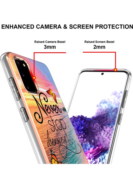 Anti-Cratch Şık Mermer Tasarım Imd Iml Elektrokaplatma Samsung Galaxy S20 4G/S20 5g Için Yumuşak Tpu Telefon Kasası Kapağı (Yurt Dışından) indirimleri