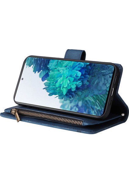 Tam Koruma Şeritleri Baskılı Cilt Touch Cüzdan Stand Deri Kapak Kart Yuvaları Samsung Galaxy S20 Fe 2022/S20 FE/S20 Fe 5G/S20 Lite (Yurt Dışından)