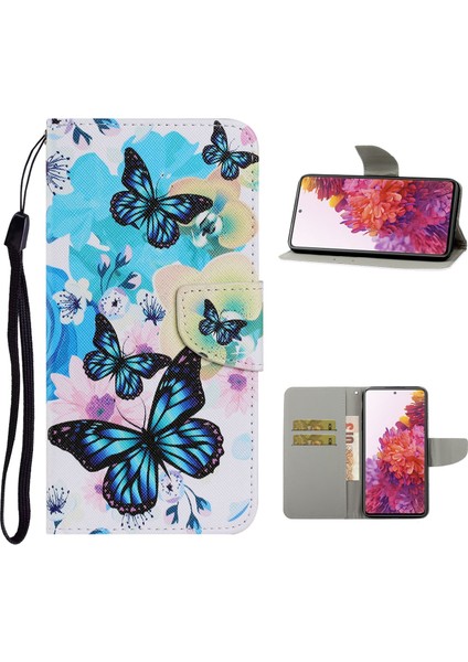 Samsung Galaxy S20 Fe 5g/fan Edition Için 5G/S20 Fe/fan EDITION/S20 LITE/S20 Fe 2022 Desen Baskı Pu Deri Kılıf Flip Stand Cüzdan Koruyucu Kapak (Yurt Dışından)