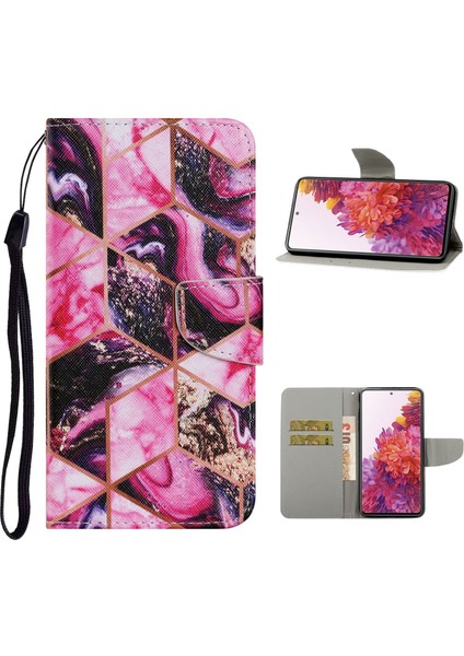 Samsung Galaxy S20 Fe 5g/fan Edition Için 5G/S20 Fe/fan EDITION/S20 LITE/S20 Fe 2022 Desen Baskı Pu Deri Kılıf Flip Stand Cüzdan Koruyucu Kapak (Yurt Dışından)