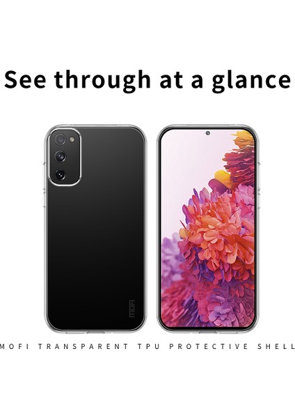 Samsung Galaxy S20 For Mofı Fe 2022/S20 FE/S20 Fe 5G/S20 Lite Damla Geçirmez Şeffaf Telefon Kılıfı Koruyucu Yumuşak Tpu Arka Kapak (Yurt Dışından)
