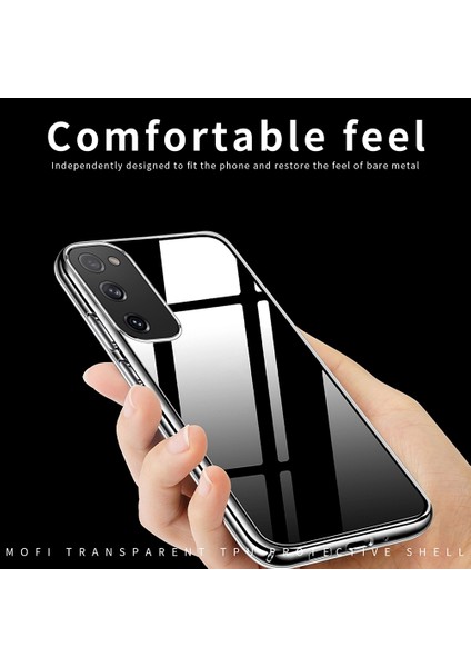 Samsung Galaxy S20 For Mofı Fe 2022/S20 FE/S20 Fe 5G/S20 Lite Damla Geçirmez Şeffaf Telefon Kılıfı Koruyucu Yumuşak Tpu Arka Kapak (Yurt Dışından)