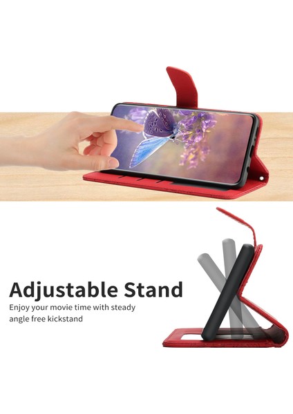 Samsung Galaxy S20 Fe 2022/S20 FE/S20 Fan EDITION/S20 Fe 5G/S20 Fan Edition 5g Kelebek Çiçek Baskılı Cüzdan Pu Deri Kılıf Kılıfı (Yurt Dışından)